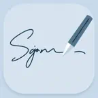 Hand Signature Assistant iOS Icon