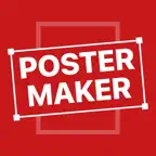 Poster Maker Flyer Maker Posta iOS Icon