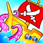 Pirates outlaws Sea ship game! iOS Icon