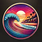 Surf Breaks Icon
