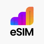 eSIM Card: Travel, 5G Internet iOS Icon