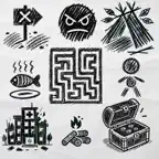 Survive in the maze iOS Icon