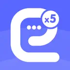 2nd Phone: Text & Call Number iOS Icon