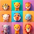 Animals cards memory game iOS Icon