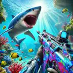 Wild Shark Hunting Shark Game iOS Icon