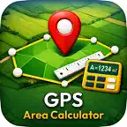 GPS Area Distance Measure iOS Icon