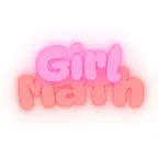 Girl Math Stickers iOS Icon