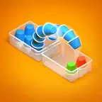 Cups Order - Color Sorting 3D iOS Icon