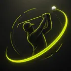 Golf Swing Analyzer: SwingX AI iOS Icon