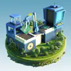 Assemblands - Factory Game iOS Icon