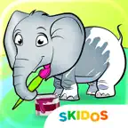 Animal Coloring Kids Games iOS Icon