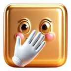 golden contrarian emoji iOS Icon