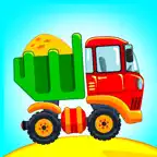 Building game. Сars: excavator iOS Icon