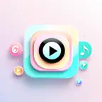 视频提取音频-MV转音频MP3，提取视频原声转换为MP3 iOS Icon