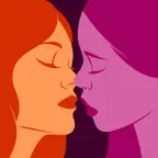Spicy: Lesbian Dating Chat iOS Icon