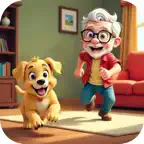 Puppy Prankster: Dog Game iOS Icon