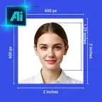 AI Passport & ID Photo Maker iOS Icon