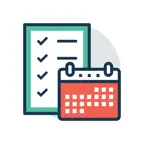 タスクカレンダー  シンプルな縦型のスケジュール管理アプリ iOS Icon