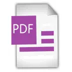 Create PDF Text Document iOS Icon