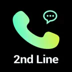 AI Line: Second Phone Number iOS Icon