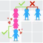 1 Girl for 1 Boy : the game iOS Icon
