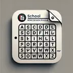 School Word Search Maker iOS Icon