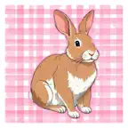 hoppy bunny stickers iOS Icon