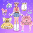 Paper Doll Story: DIY Dress Up iOS Icon
