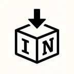 Importion – Notionデータベースに自動保存 iOS Icon