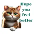 cat friend stickers iOS Icon