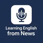 Learning English from the News iOS Icon
