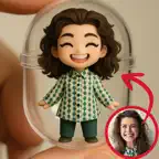 AI action figure maker: figme iOS Icon