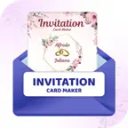 Invitation Card & Design Maker iOS Icon