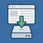 Website Downloader & Copier iOS Icon