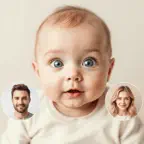 AI Future Family Generator App iOS Icon