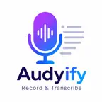 Audyify : Record & Transcribe iOS Icon