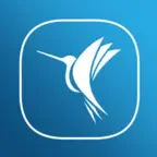 Blue Hummingbird Coffee iOS Icon