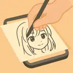 Lightbox draw - tracing paper icon