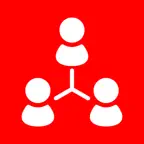 Simple Relationship Map iOS Icon