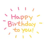 Colorful Happy Birthday2 iOS Icon