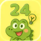 Croc 24 - Math Game iOS Icon