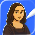 Drawly: Learn to Draw Together iOS Icon