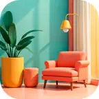 AI Home Interior Design iOS Icon