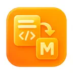 Web HTML to markdown: hmk iOS Icon