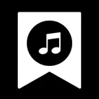 Bookmark Music Icon