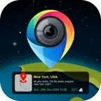 Timestamp Camera With Geotag iOS Icon