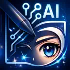 Mangii - AI Manga & Anime Art iOS Icon