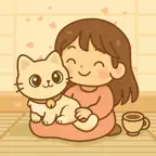 Cat Cafe Cute Games for Girls iOS Icon