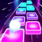 Tiles Hop Fire: EDM Piano Mix iOS Icon