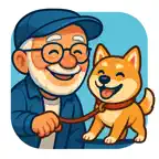 おじいちゃんといぬ iOS Icon